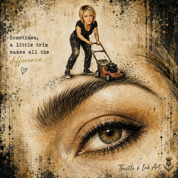 Brow Business – Personalised Beautician Art Print
