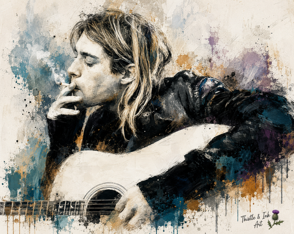 Come As You Are – Grunge Legend Art Print