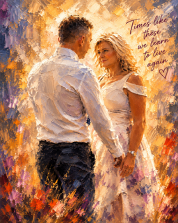 Forever Us – Personalised Couple Portrait