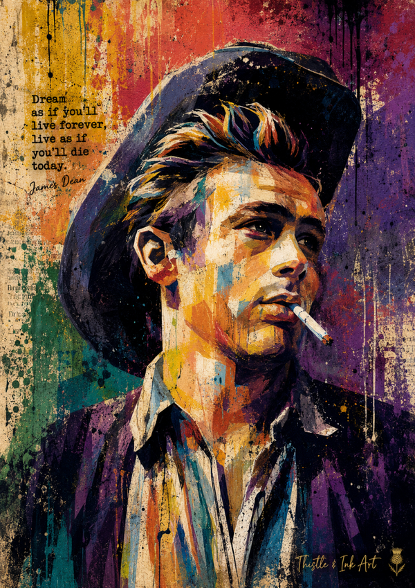 Dream Forever – James Dean Art Print