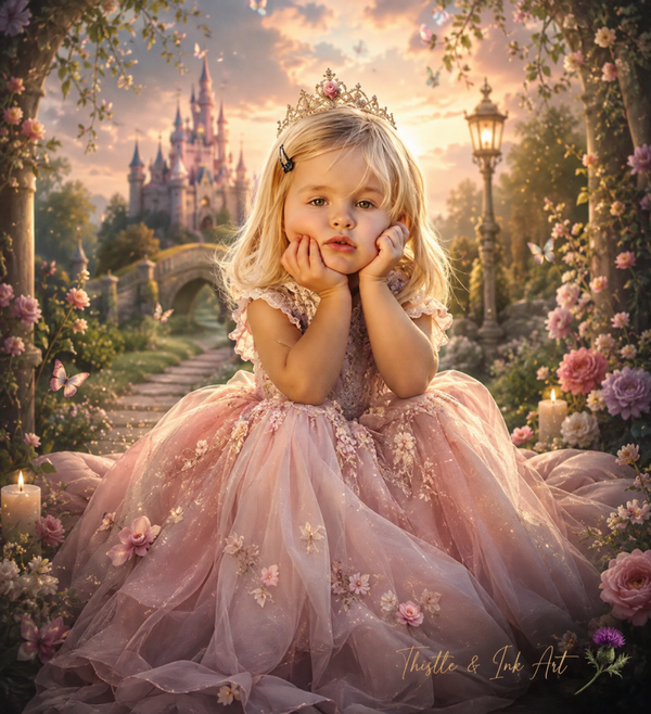 Dream Princess – Personalised Fairytale Portrait