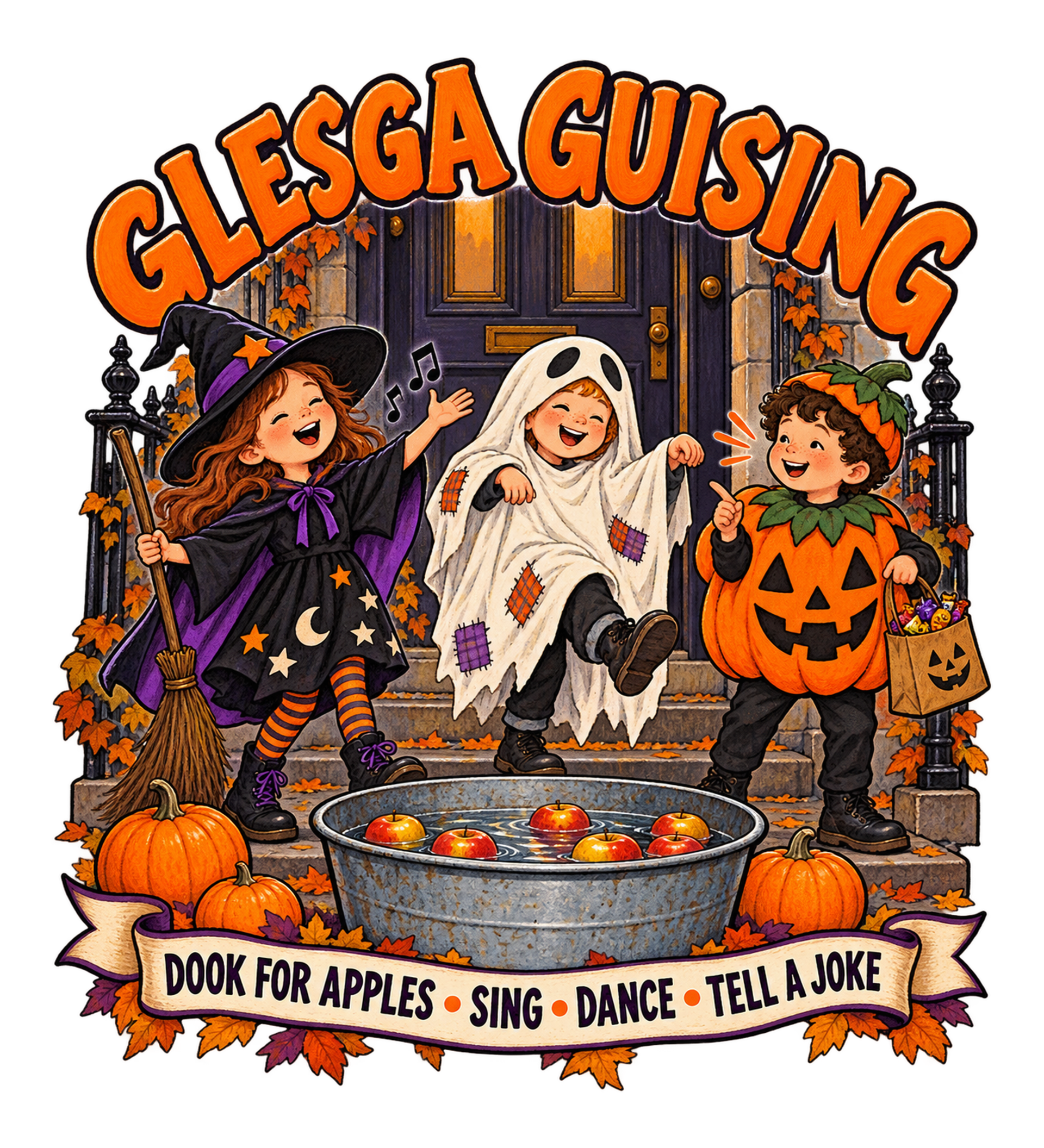 Glesga Guising – Dook for Apples