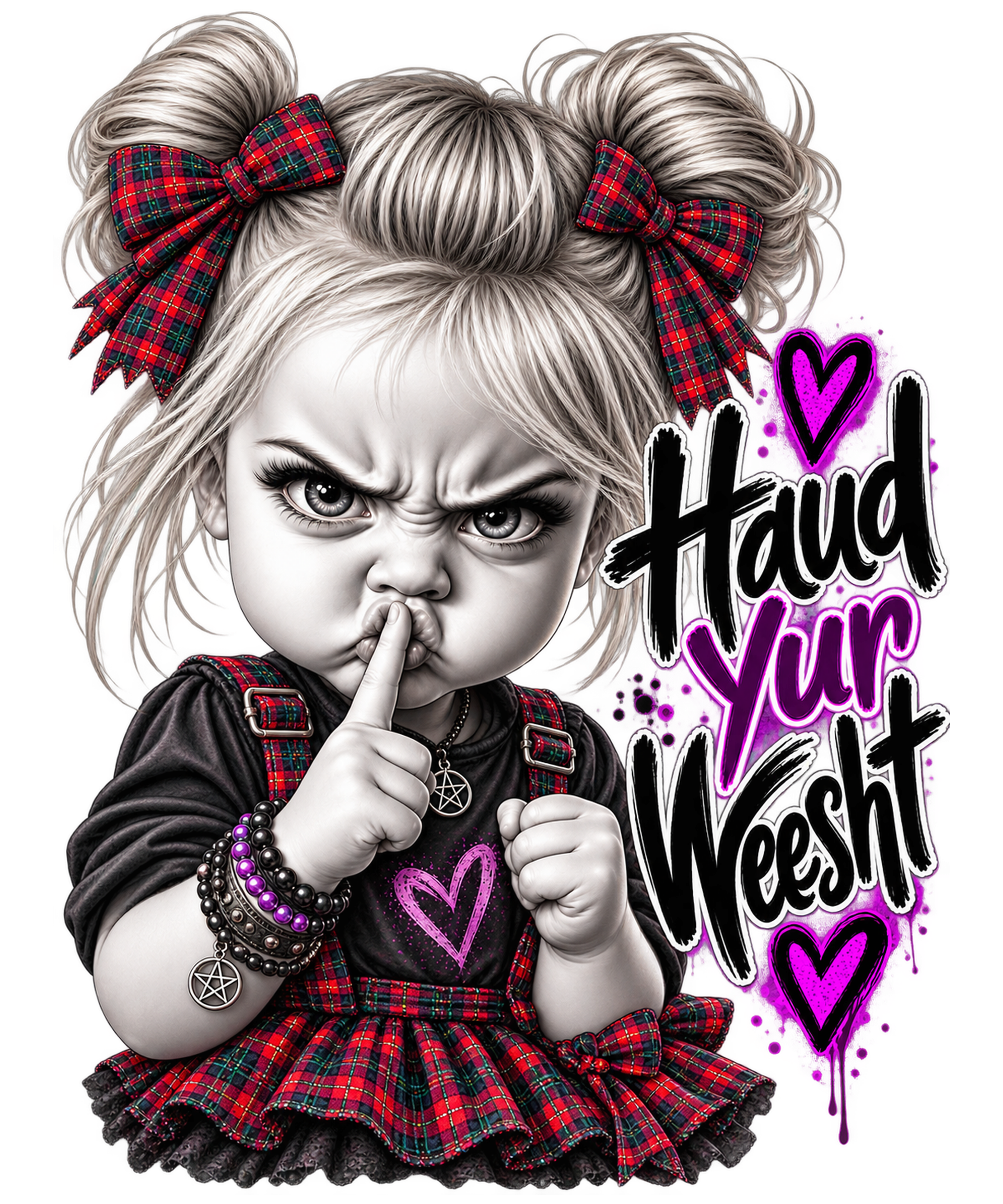 Haud Yur Weesht – Wee Scottish Attitude | Funny Glesga Design