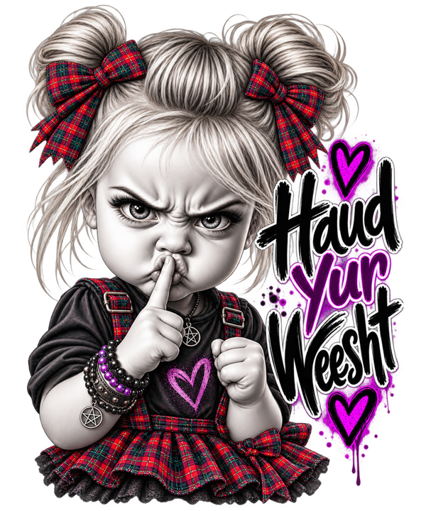 Haud Yur Weesht – Wee Scottish Attitude | Funny Glesga Design