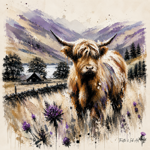 Highland Soul – Scottish Highland Cow Art Print