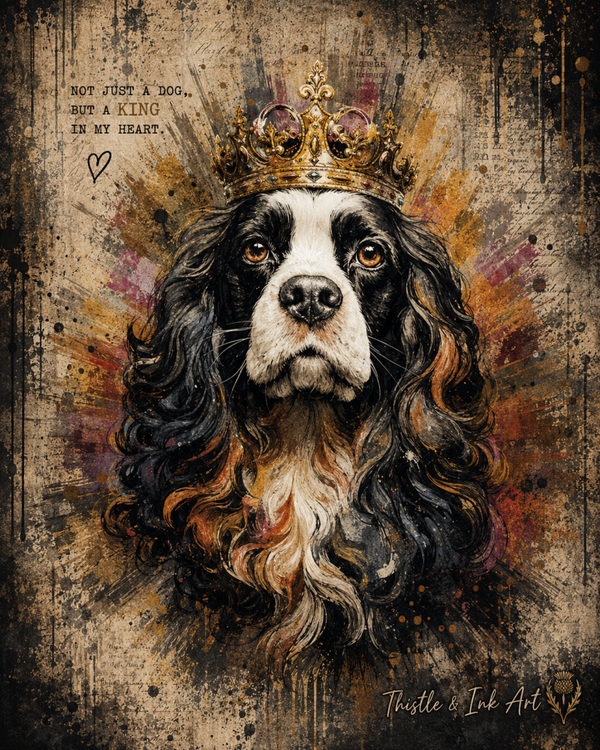 Crowned & Loved – Personalised Royal Pet Portrait