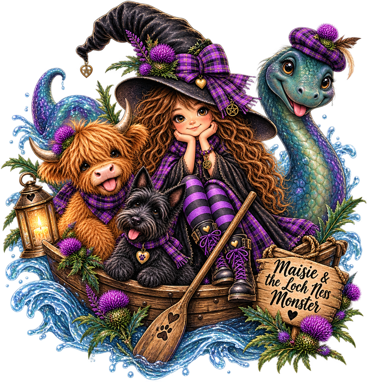 Wee Bit of Magic – Maisie Scottish Witch Art