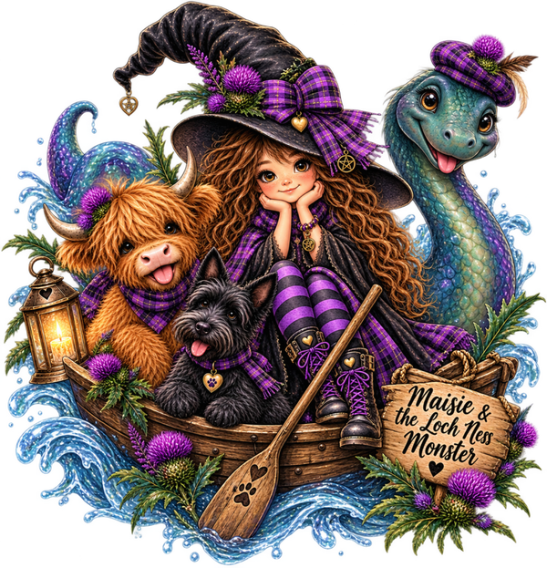 Wee Bit of Magic – Maisie Scottish Witch Art