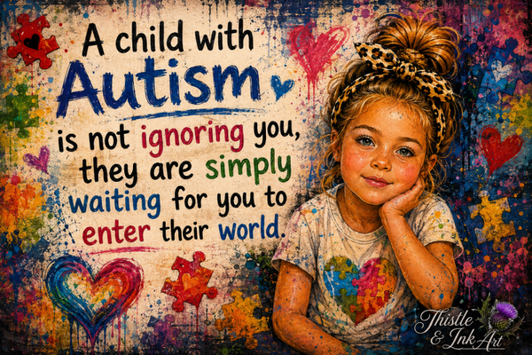 Enter Their World – Autism Understanding Art Print
