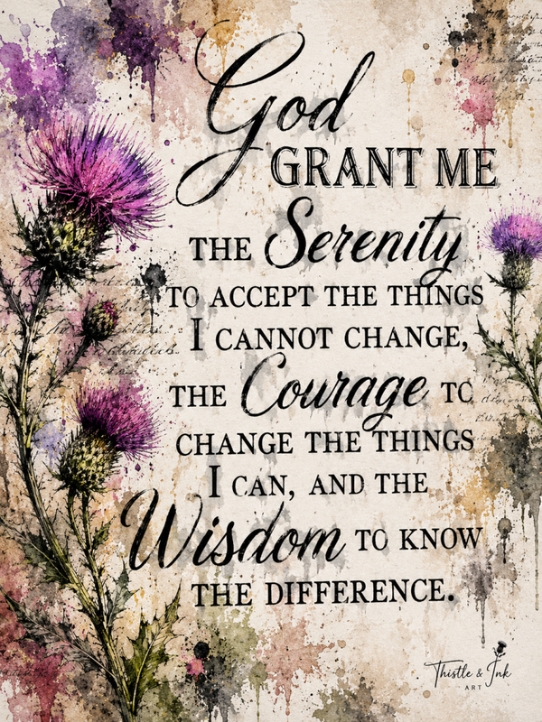 Serenity, Courage & Wisdom
