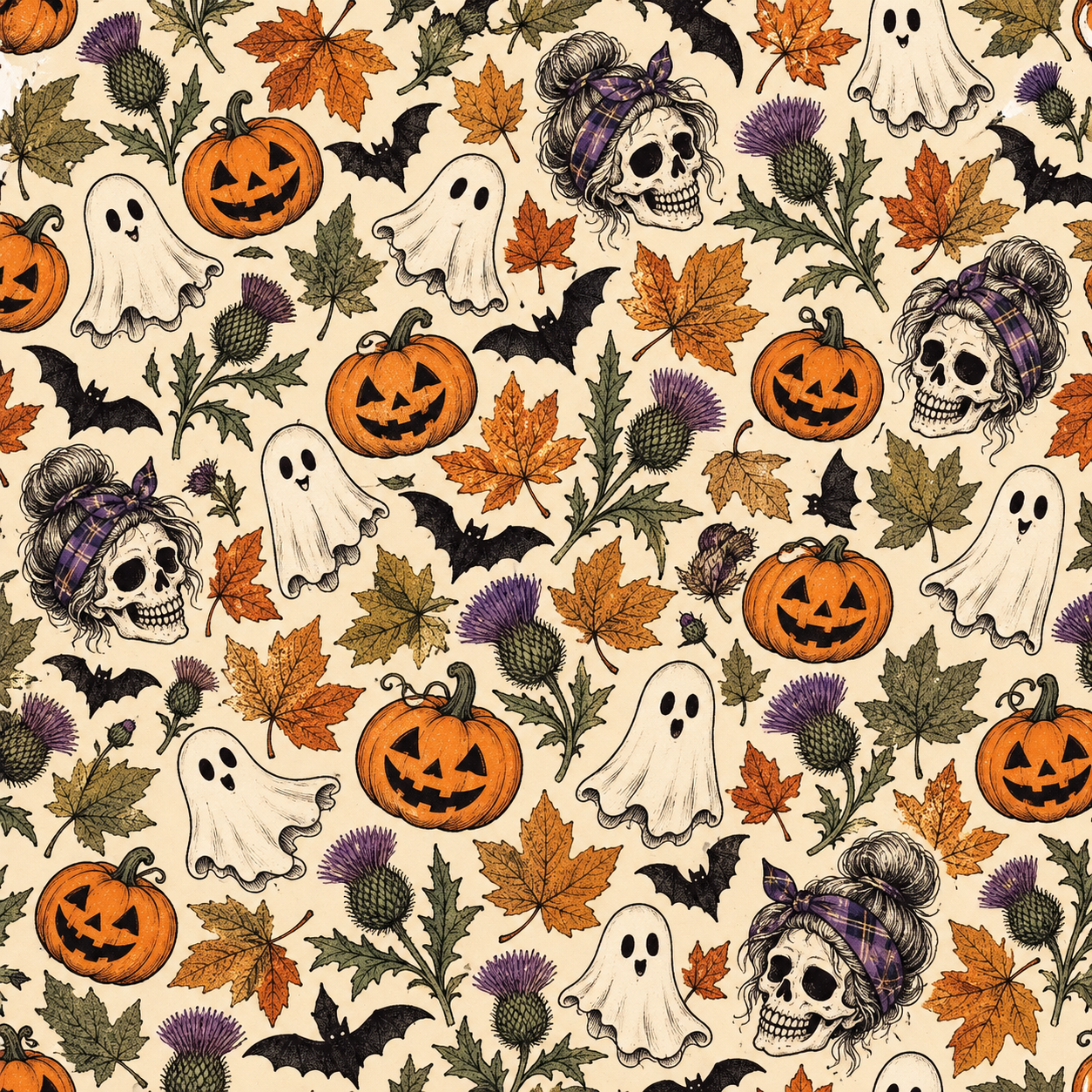Scottish Halloween – Ghosts, Pumpkins & Thistles
