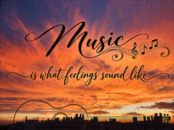 Sunset Skyline Guitar Serenade