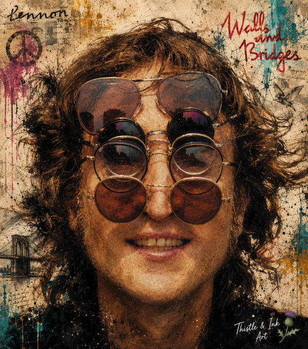 Through Lennon’s Eyes – John Lennon Art Print