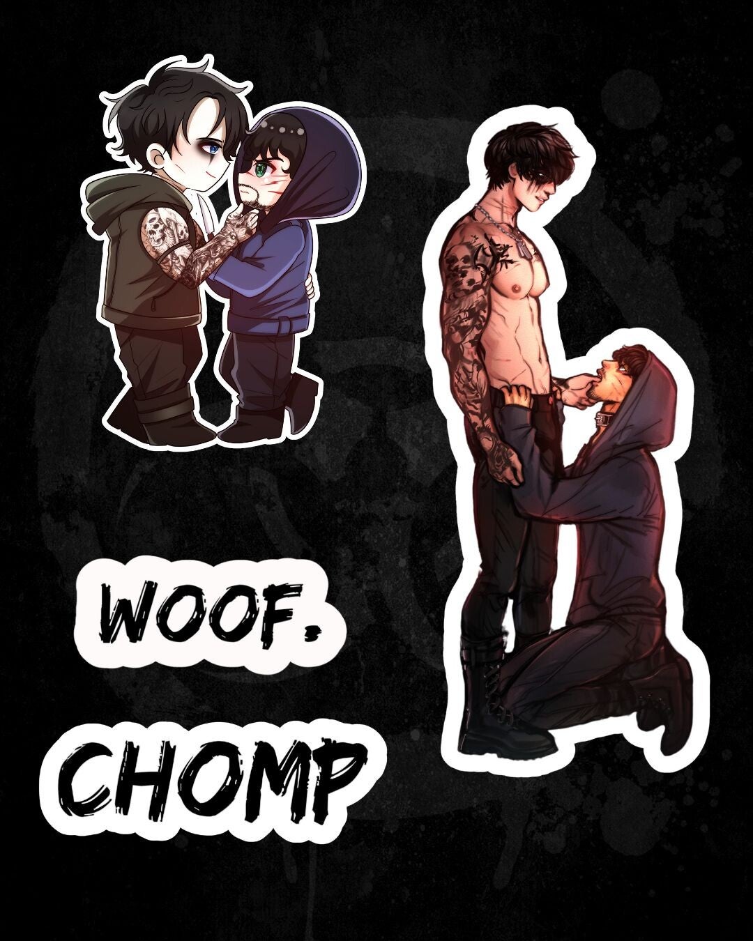 Ash on the Tongue Sticker Pack