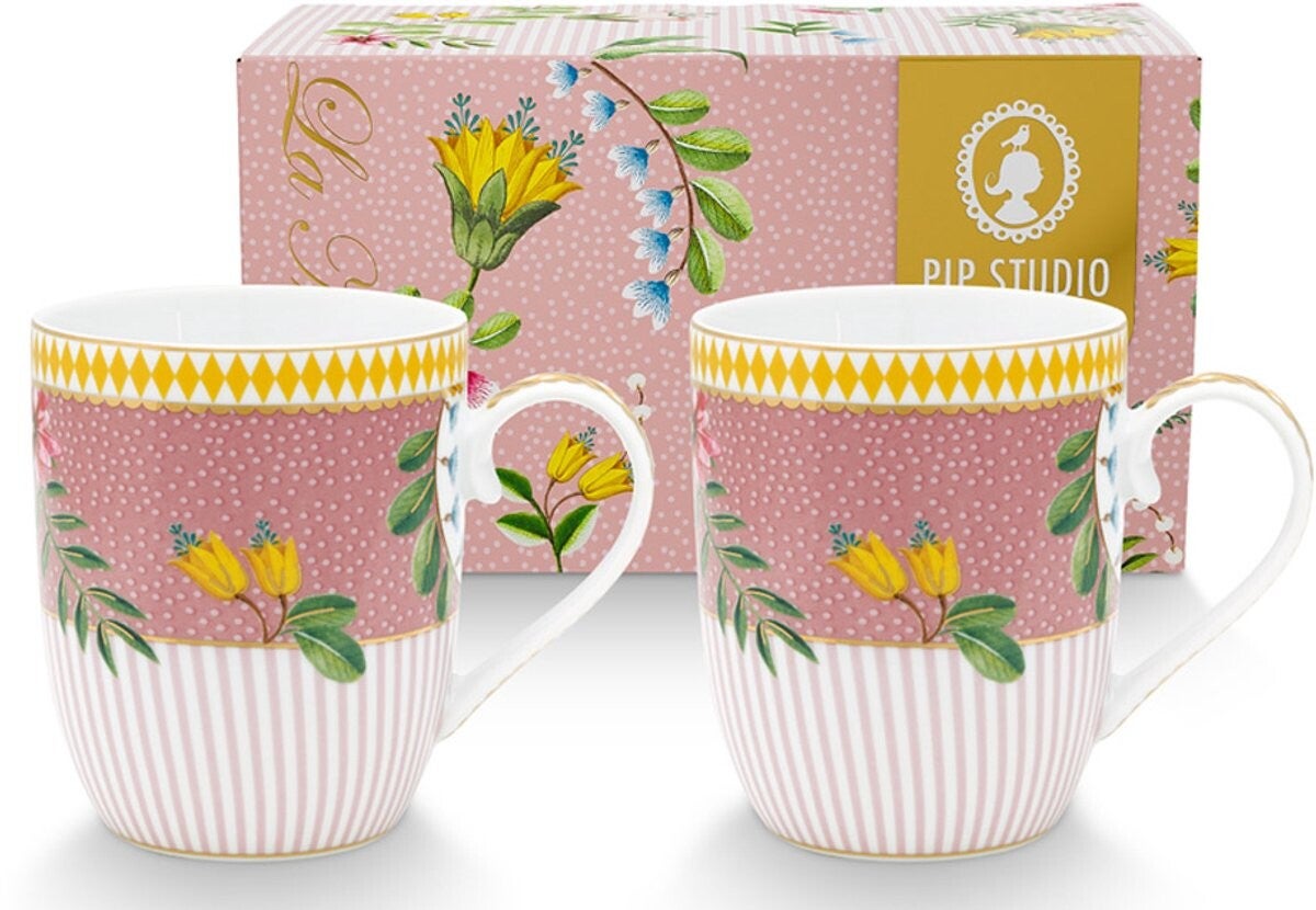 La Majorelle Set/2 Mokken Klein Roze