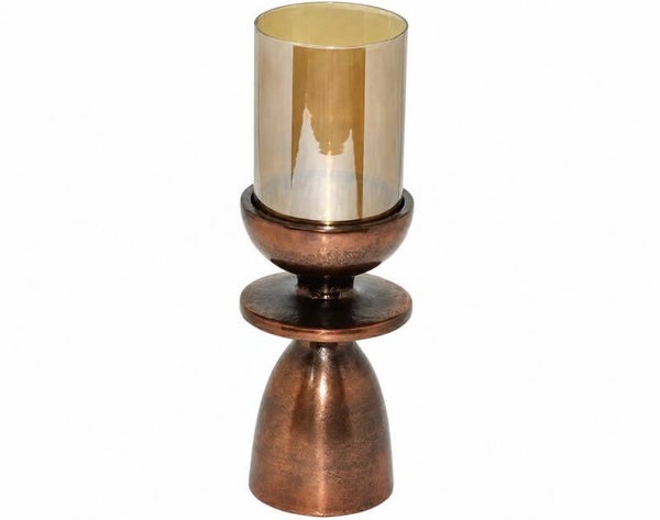 Colmore by Diga-Windlicht-Fabian-Metallic Brown- 18x51 cm