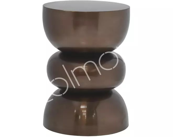 Colmore by Diga-Bijzettafel kim- metallic brown-32x44cm