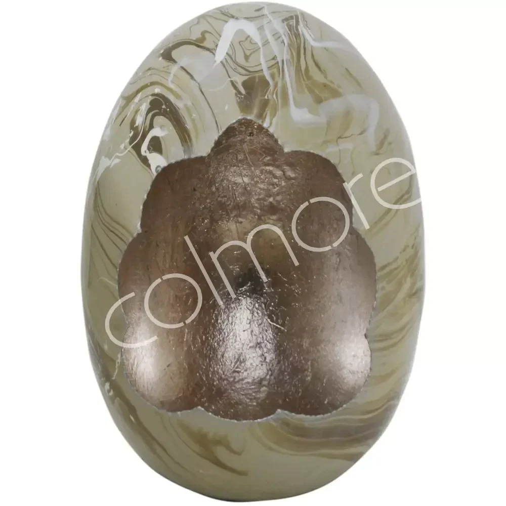 Colmore by Diga decoratie ei ijzer-mixed taupe-30x30x41 cm