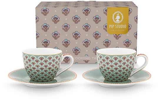 Een Wiskemann koffie en thee servies, bestaande uit koffie, thee -en Een Wiskemann koffie en thee servies, bestaande uit koffie, thee -en