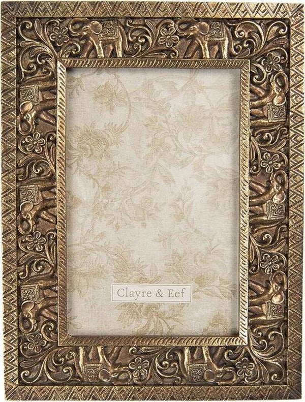 fotolijst mat goud kunstof 10*15.