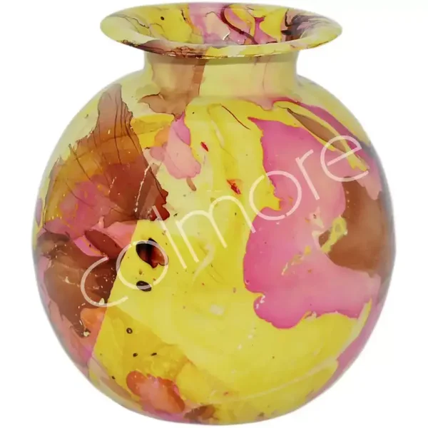 Colmore by Diga vaas-Iron Yellow enamel-Ø26x26x28cm