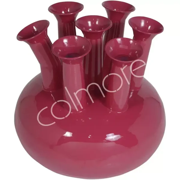 Colmore by Diga vaas tulpenvaas fuchsia emaille IR 39x38cm