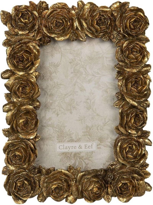 Clayre & Eef Fotolijst 10x15 cm Goudkleurig