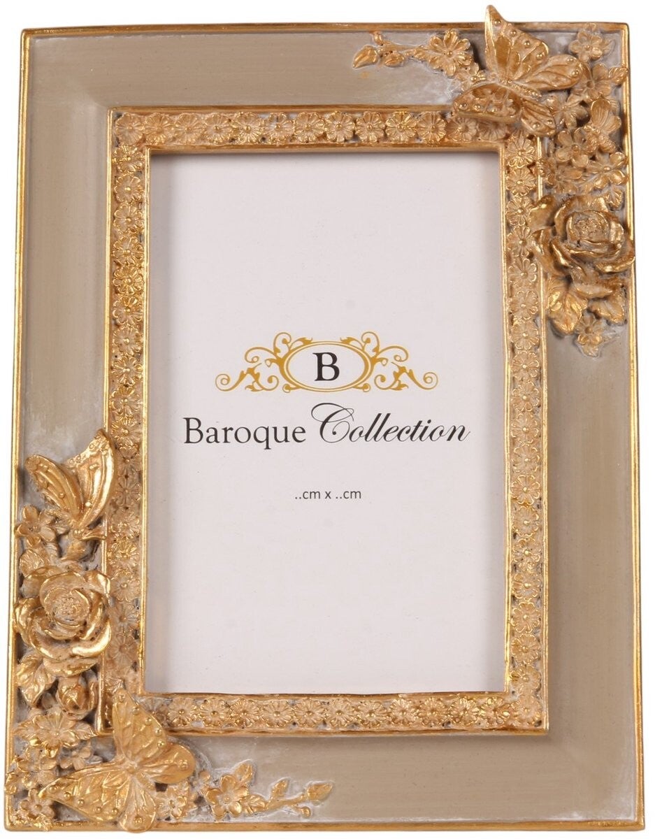 Baroque - Fotolijst - Taupe - 21x16x2.5 - Polyresin