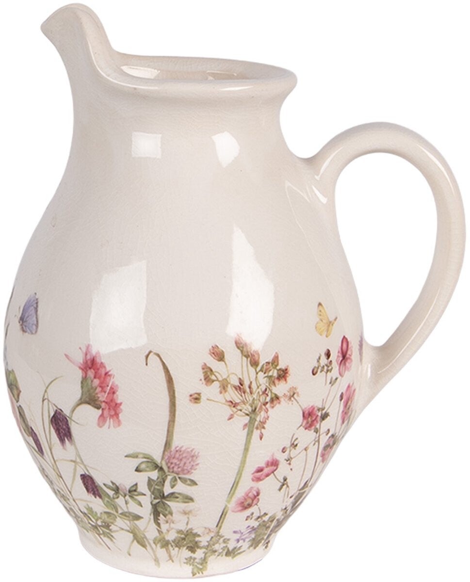 Decoratie Kan 16x12x19 cm Beige Keramiek