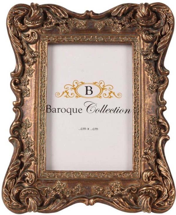 Baroque - Fotolijst - Fotolijst 10 x 15 cm - Goud - Resin - 23.5x19x2.5 - Polyresin