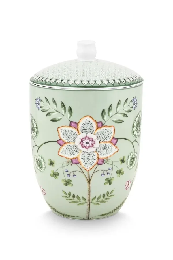Lily&Lotus voorraadpot Light Green 1.5ltr - porselein