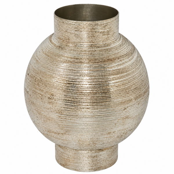 Colmore by Diga-vaas-Katoengoud S-Metaal-19x19x22cm