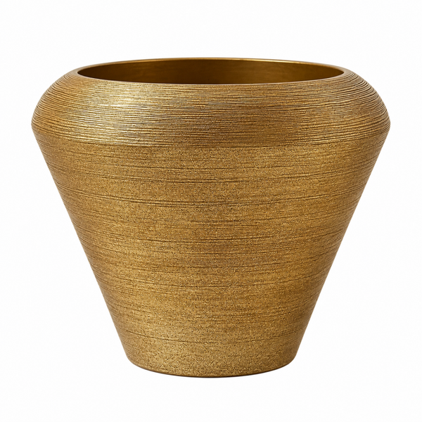 Colmore by Diga-vaas-Katoengoud M-Metaal-31x31x28cm