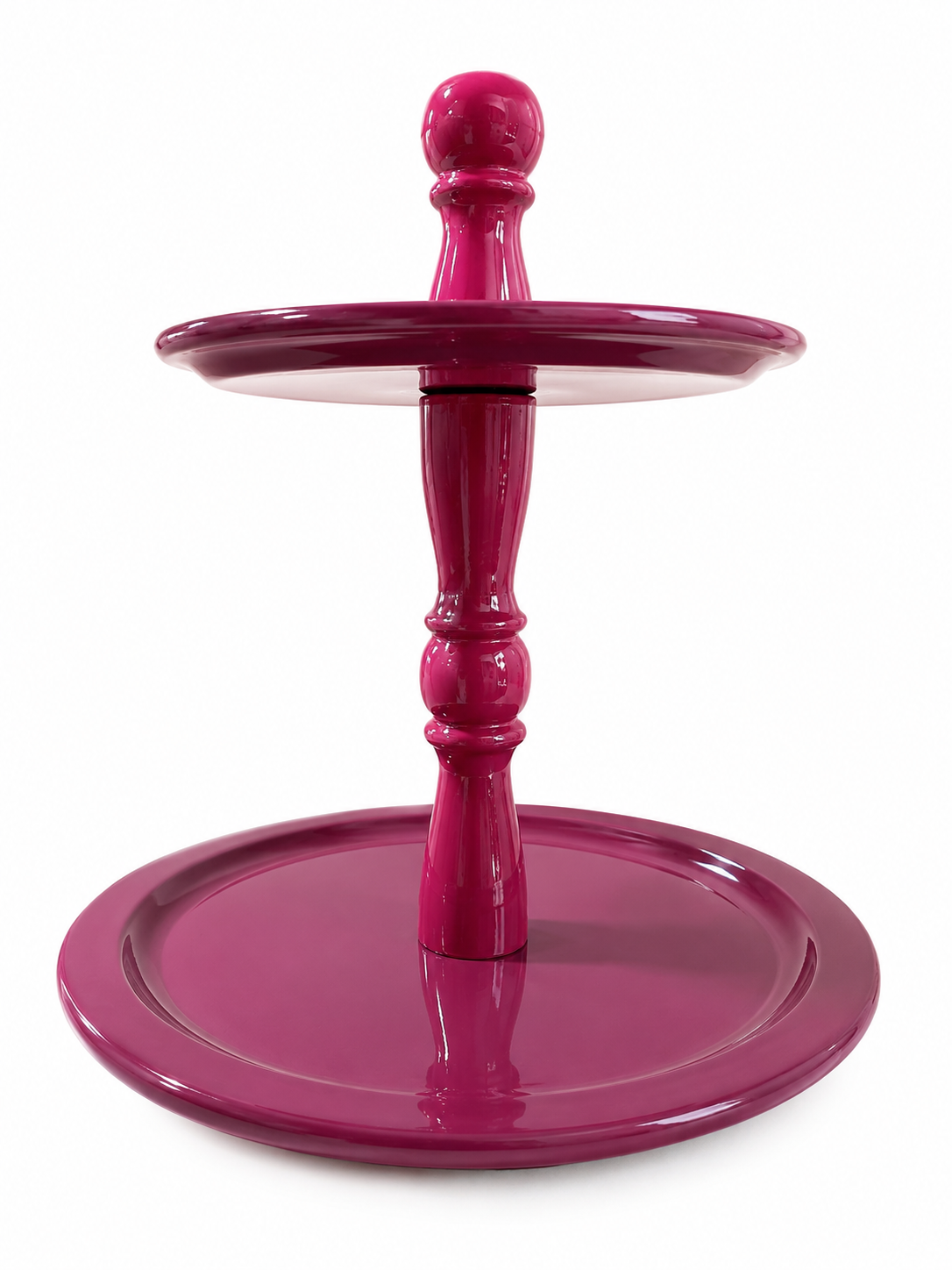 Colmore by Diga Etagere 2 laags Fuchsia Dark Purple Enamel 40x40x52 cm