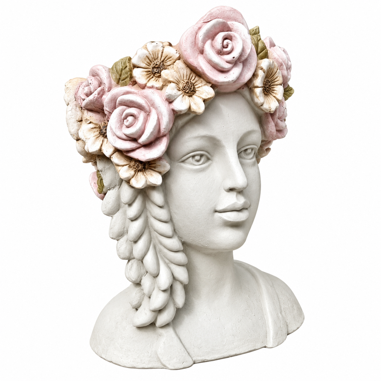 Bloempot-Cachepot-ady bloemen-voor binnen en buiten-Magnesium 30x28x42cm