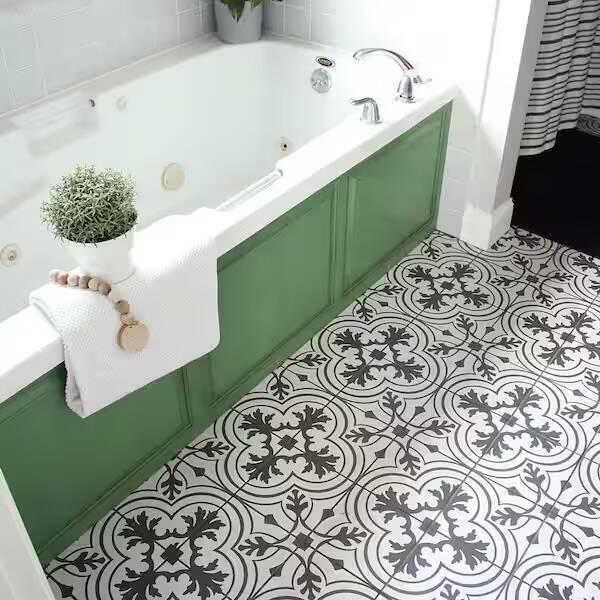Twenties Vintage 7-3/4 in. x 7-3/4 in. Ceramic Floor and Wall Tile (10.75 sq. ft./Case)