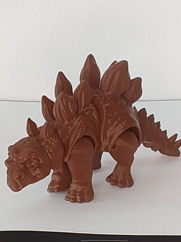 Stégosaurus couleur unie
