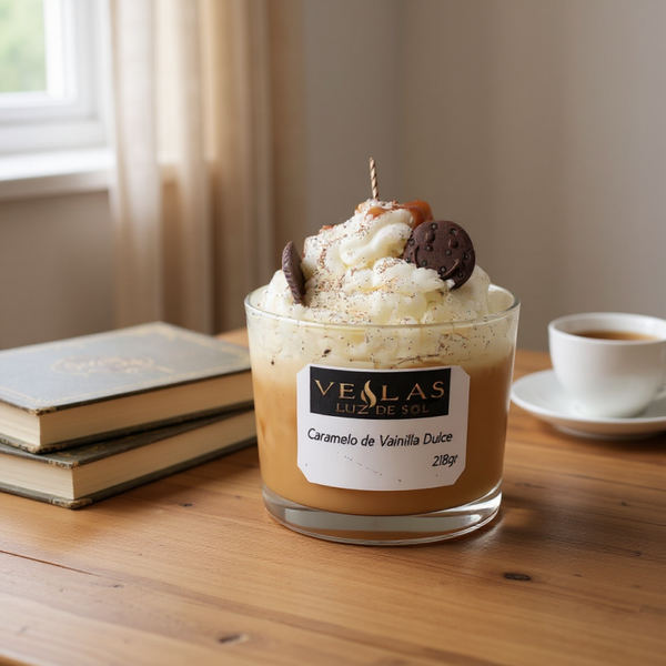 Vela Aroma Caramelo de Vainilla Dulce