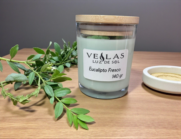 Vela de Envase Aroma  Eucalipto Fresco 140gr