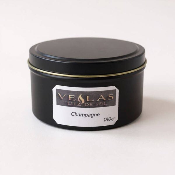 Vela de envase elegante aroma Champagne.