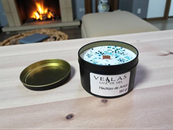 Vela de Envase Aroma Hechizo de Amor 180gr
