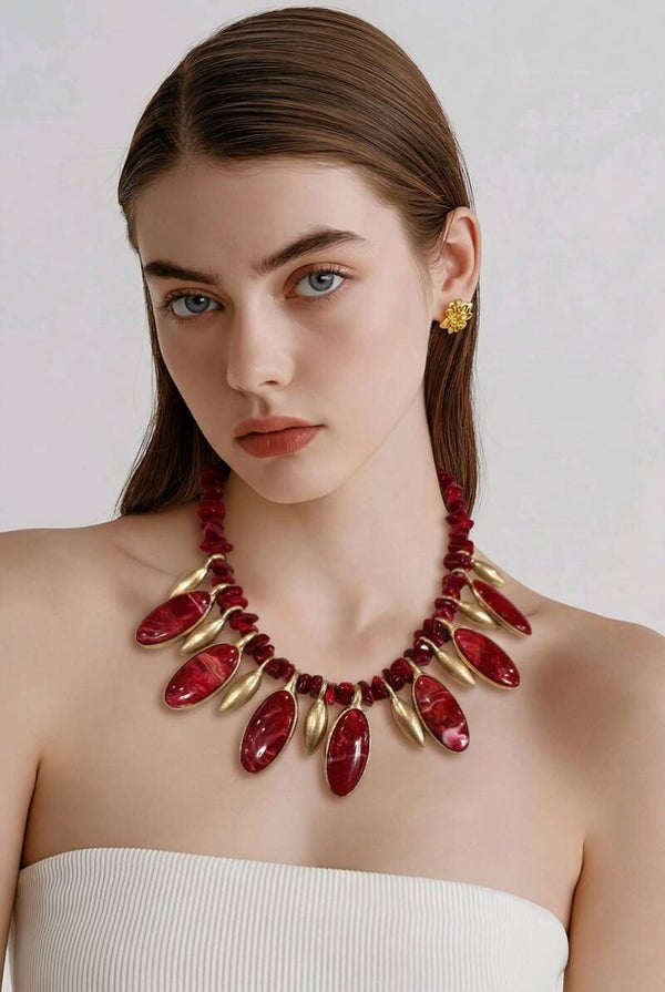 Collar Piedra Roja