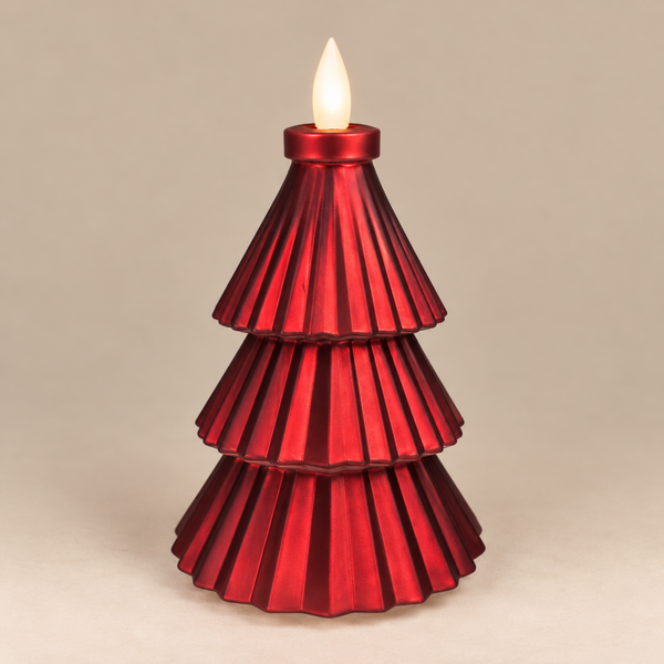 Kerstboom LED Kaars | Rood