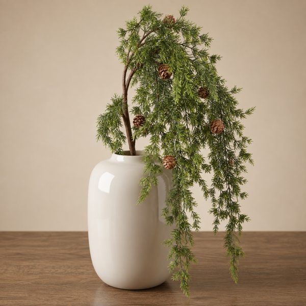 Kunstplant Den Larix Groen Hangend | 99cm