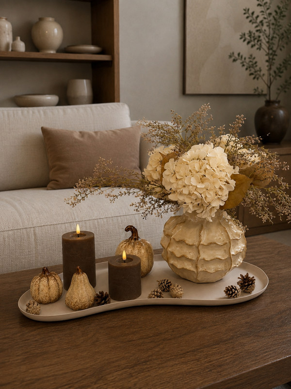 Tafeldecoratie Set ‘Beige Pumpkin’