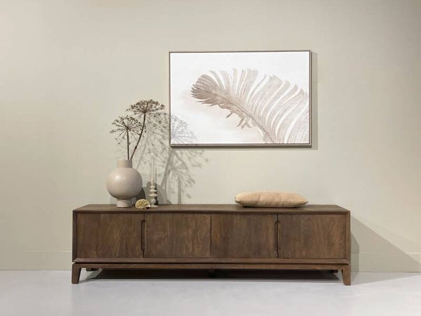 TV Meubel ‘Cortez’ – 210 cm | Mangohout met Malta Finish