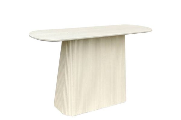 Side Table ‘Patrice’ – 120 cm | Crème Wit Mangohout