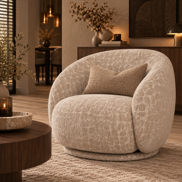 Draai Fauteuil ‘Celeste’ | Beige