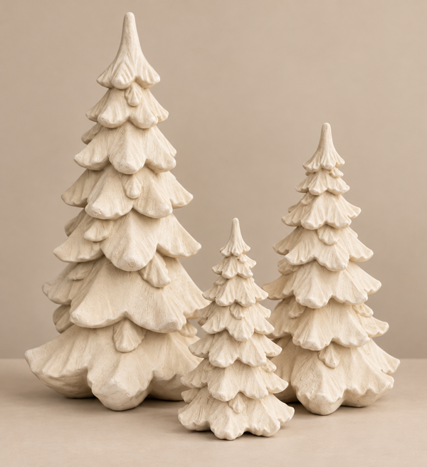 Flock Kerstbook Beige | Verkrijgbaar in 3 maten