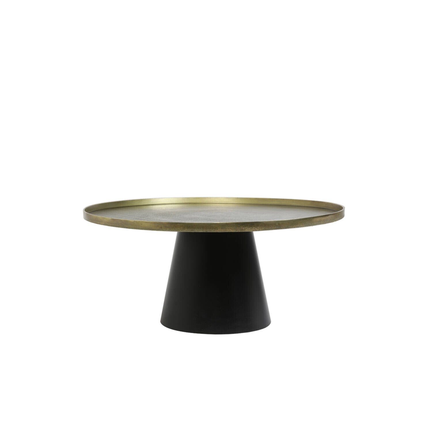 Salontafel POPETA – Antiek Brons/Zwart | Verkrijgbaar in 2 maten  | Light & Living